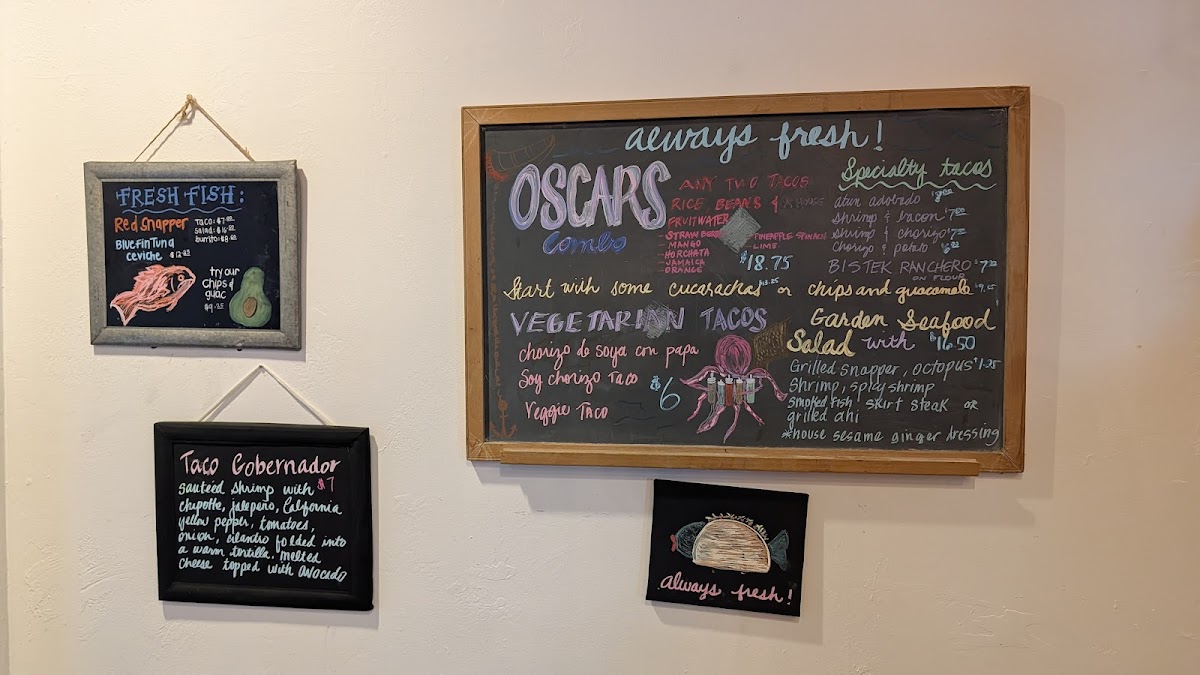Oscars Mexican Seafood Menu - Image 3