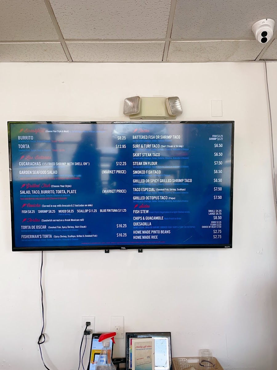 Oscars Mexican Seafood Menu - Image 6